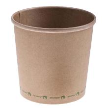 Cup Cardboard/CPLA Soup-To-Go 950 ml 32 oz &Oslash;118 mm Biodegradable Brown product photo