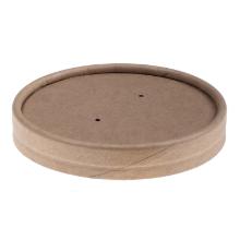 Papl&aring;g &Oslash;91 mm Kraft pap/CPLA brun til B&aelig;ger Soup-To-Go product photo