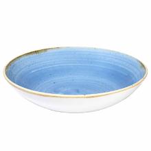 Tallerken Dyb Coupe Stonecast 113,6 cl &Oslash;24.8 cm Porcel&aelig;n Kornblomst bl&aring; product photo