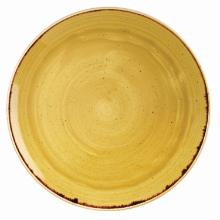 Tallerken Coupe Stonecast &Oslash;26 cm Porcel&aelig;n Sennepsgul product photo