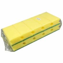 Scouring sponge L150xW70xH45mm with handle green product photo