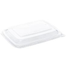 Plastic lid 230x160x50 mm RPET Ready for salad bowls 230x160 mm bagasse product photo