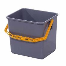 Spand 6 ltr med Hank Firkantet Gr&aring;/Gul product photo