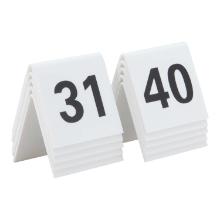 Table sign Securit no 31-40 5x4x5 cm Acrylic White product photo