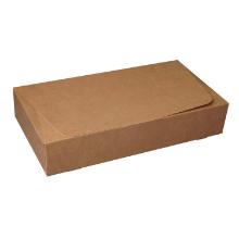 Sandwich box 321x170x60mm cardboard white/brown product photo