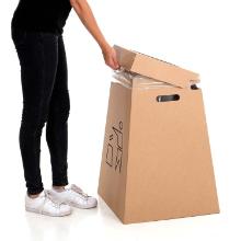 Affaldsstativ DropBucket uden bund Pap til 100 ltr s&aelig;k product photo
