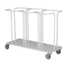 Affaldsstativ trippel med b&oslash;lje hvid til 110ltr product photo