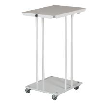 Affaldsstativ 110 ltr med L&aring;g med B&oslash;jle Hvid product photo