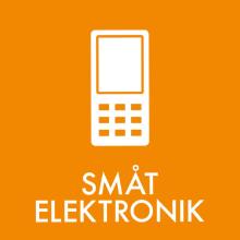 Piktogram SM&Aring;T ELEKTRONIK 12x12 cm product photo