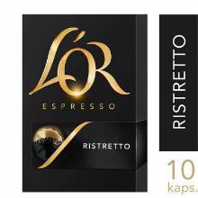 Kaffekapsel L'OR Lungo Ristretto 10 kaps/pk Styrke 11 product photo