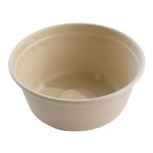 Bowl round 500 ml &Oslash;150x60 mm brown bagasse natural compostable FF product photo
