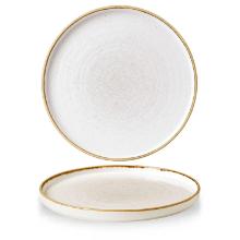 Tallerken Stonecast &Oslash;21xH2cm Flad med kant Porcel&aelig;n Vanilje product photo