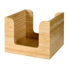 Napkin dispenser Duni 13x13 cm Bamboo product photo