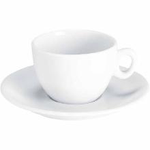 Cup cappuccino Luna 17cl Porcelain white product photo