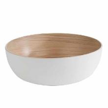 Sk&aring;l Frida 4.7 ltr &Oslash;30x9.5 cm Melamin Hvid/Tr&aelig;look product photo