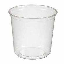 Beaker Deli 600 ml 24 oz &Oslash;117x104 mm Round RPET Clear product photo