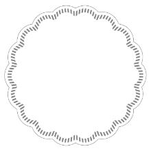 Kandeunderlag &Oslash;18cm 7 lag hvid uden tryk product photo