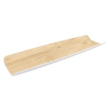 Serving plate curved Tura 2/4GN 530x162x40 mm Melamine Natural Wood effect product photo