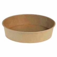 Salad bowl Catersource round 500 ml &Oslash;148mmx45mm brown kraft with PE product photo