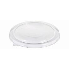 Plastic lid Catersource round &Oslash;185mm PET clear for brown kraft salad bowl product photo
