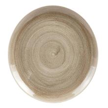 Plate Coupe Stonecast Patina &Oslash;28.8cm Porcelain Taupe product photo