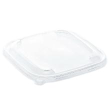 plastic lid 175x175x17mm RPET Ready for bagasse tray 750 ml product photo