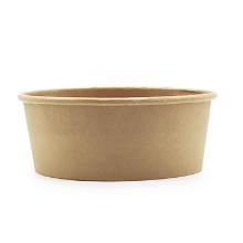 Salatbakke round 1200 ml &Oslash; 170 mm H70 mm Brown kraft/pe product photo