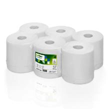 H&aring;ndkl&aelig;derulle Satino Comfort 1-lag &Oslash;20xB20cmxL300m Perfo. Genbrug M/Hylse Hvid product photo