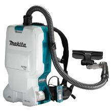 Vacuum cleaner Makita backpack vacuum cleaner LXT 2x18V 6ltr 5.9kg with cleaning product photo