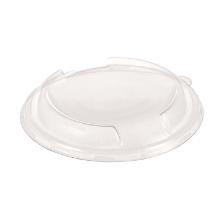 Plastic lid &Oslash;151x10 mm round highly biodegradable PLA ready for tray 600 ml product photo