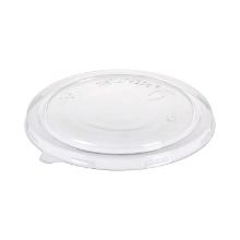 Plastic lid &Oslash;120x10 mm round biodegradable PLA ready for tray 360 ml product photo