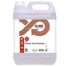 Hand disinfection foam SURE Instant Hand Sanitizer w perfume t dispenser 5 ltr product photo