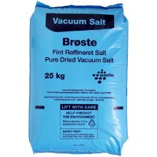 Salt vacuumsalt fint f&oslash;devarekvalitet 25kg product photo