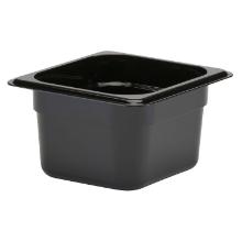 Canteen Cambro 1/6GN 1.5L 17.6x16.2x10cm Polycarbonate Black product photo
