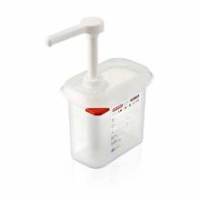 Dispenser Dressing Araven 1/9GN 1.5 ltr 17.6x10.8x19 cm PP Clear product photo