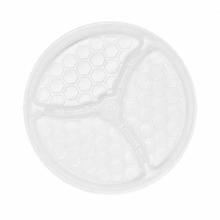 Plastindsats 3 rum klar PET &Oslash; 160 x 25 mm for salatbakke 1090 ml Brown product photo