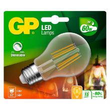 LED P&aelig;re GP Filament E27 7Watt 806 Lumen D&aelig;mpbar product photo