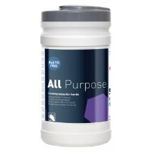 Hand cleaning napkin Plum All-Purpose Wipes 20x25 cm with glycerin and perfume 1 product photo