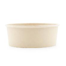 Salatsk&aring;l rund 1300 ml &Oslash;182xH70mm bambuspapir/PE-belagt Brun product photo