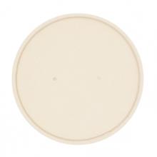 Lid round &Oslash;185 mm bamboo paper/PE coated for salad cup 1300 ml Brown product photo