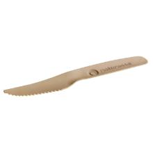 Knife 165 mm hard paper strong smooth surface FSC biodegradable Brown product photo