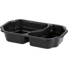 Tray 2-compartment 215x148x47 mm HMR PP Black product photo
