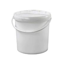 Spand 10 ltr &Oslash;265xH265mm med hank/l&aring;g Plast Hvid F&oslash;devaregodkendt product photo