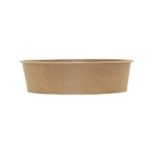 Salatsk&aring;l rund 900 ml &Oslash;185 mm H50 mm kraft/PE-belagt Brun product photo