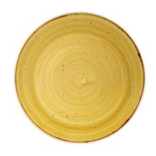 Tallerken Coupe Stonecast &Oslash;21.7 cm Porcel&aelig;n Sennepsgul product photo