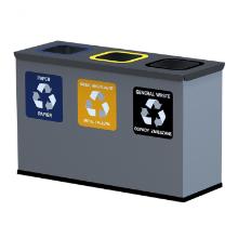 Waste container 3X12 litres product photo