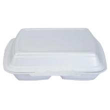 Thermal tray 2-compartment 247x198x75 mm Hinged lid XPS White HP 4/2 TT product photo