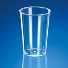 Plastglas 10 cl 75 mm &Oslash;55 mm PS Klar product photo