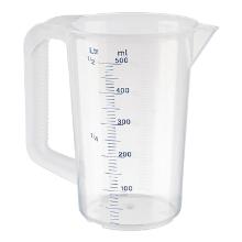 M&aring;lekande 0,5 liter med hank &Oslash;90xH140 mm Polypropylen product photo