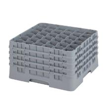 Dish basket Cambro 50x50 for glass 36 compartments Plastic Grey product photo